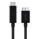 USB кабели - Кабел Belkin, USB-C to USB Type C Micro-B, Черен