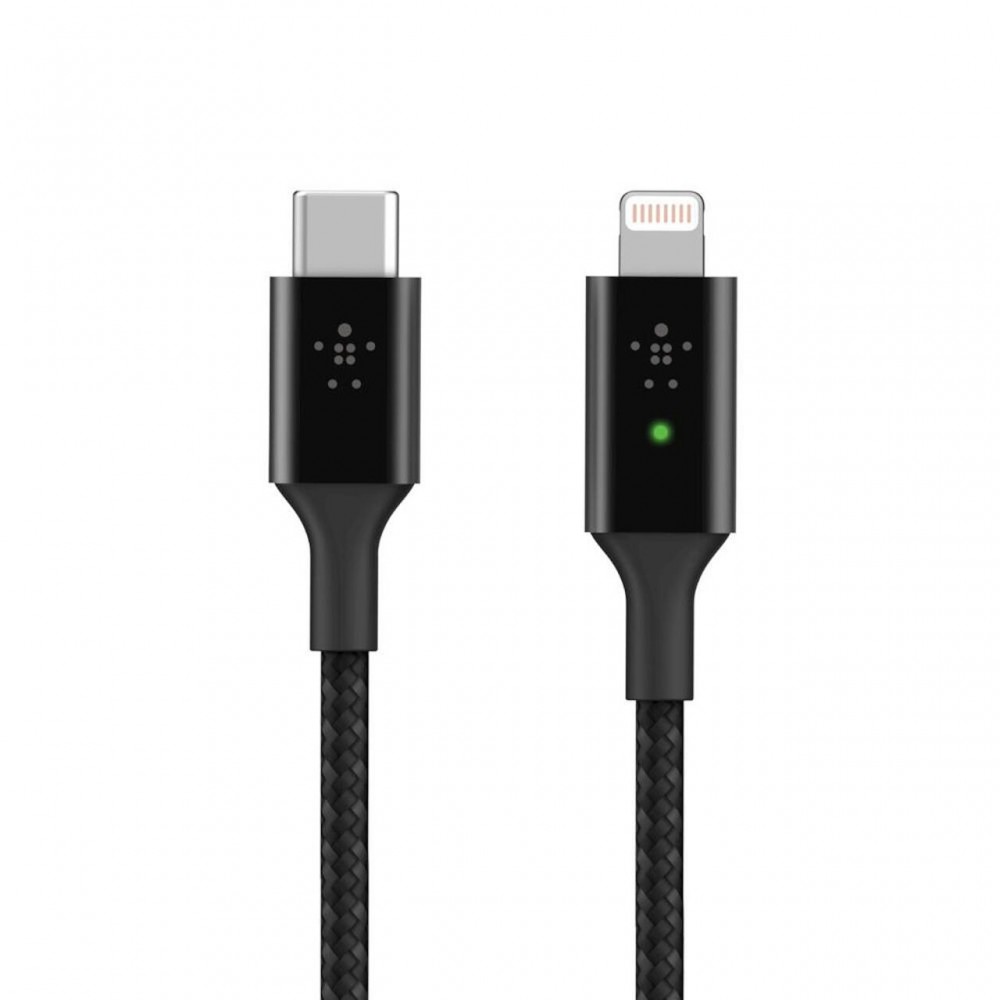 USB кабели - Кабел Belkin BOOST CHARGE Smart LED USB-C to Lightning