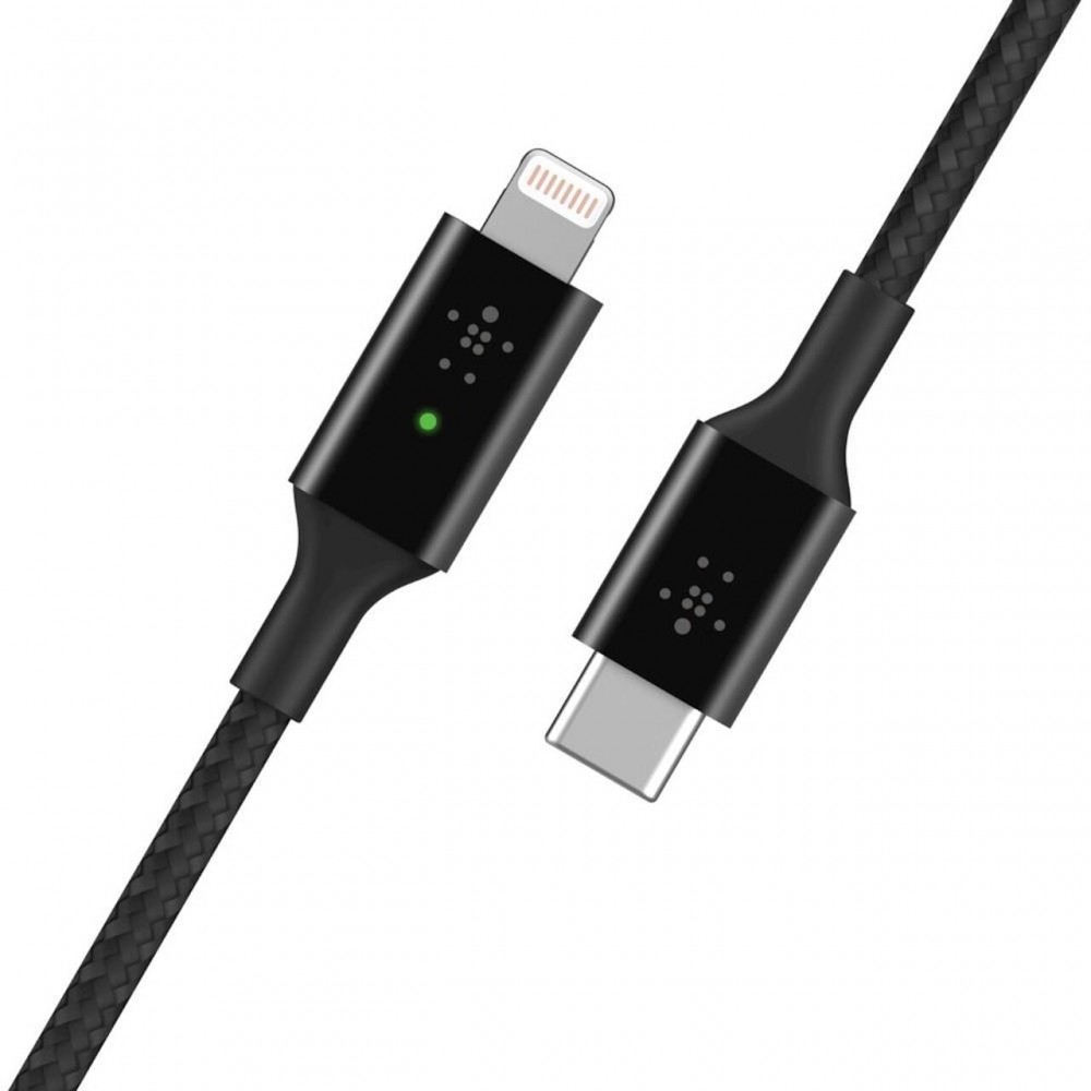 USB кабели - Кабел Belkin BOOST CHARGE Smart LED USB-C to Lightning