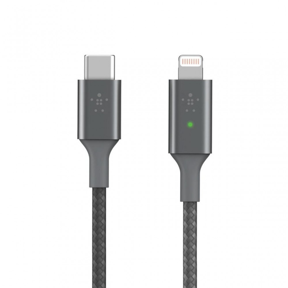USB кабели - Кабел Belkin BOOST CHARGE Smart LED USB-C to Lightning