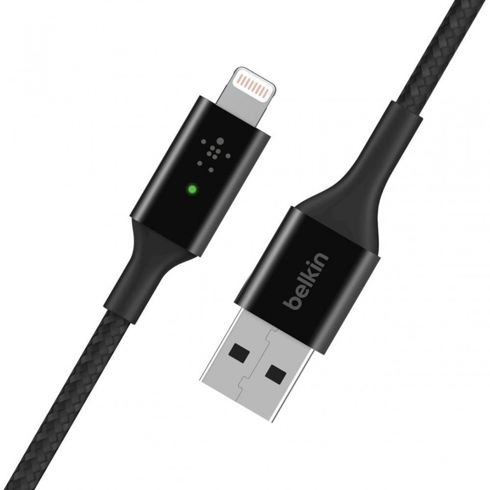 USB кабели - Кабел Belkin BOOST CHARGE Smart LED USB-A to Lightning