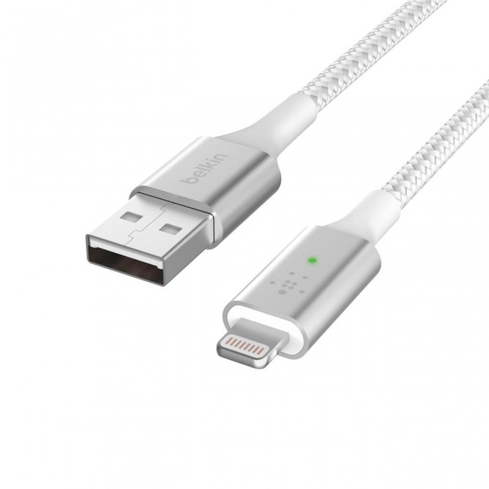 USB кабели - Кабел Belkin BOOST CHARGE Smart LED USB-A to Lightning