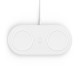 Зарядни устройствa - Поставка двойна Belkin, безжично зареждане 10W, Бял