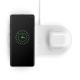 Зарядни устройствa - Поставка двойна Belkin, безжично зареждане 10W, Бял