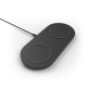 Зарядни устройствa - Поставка двойна Belkin, безжично зареждане 10W, Черен