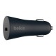 Зарядни устройствa - Зарядно за кола Belkin BOOST CHARGE USB-C с кабел за бързо зареждане Quick Charge 4 Plus, Черен