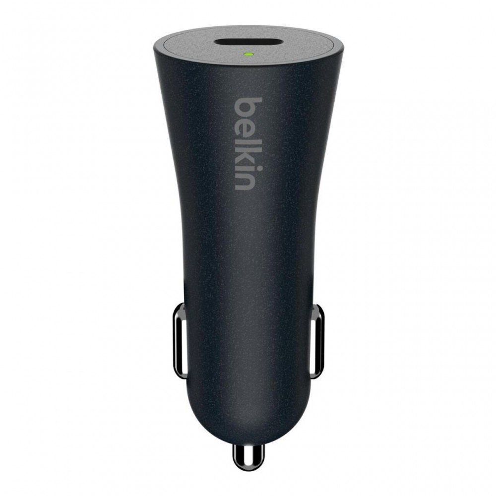 Зарядни устройствa - Зарядно за кола Belkin BOOST CHARGE USB-C с кабел за бързо зареждане Quick Charge 4 Plus, Черен