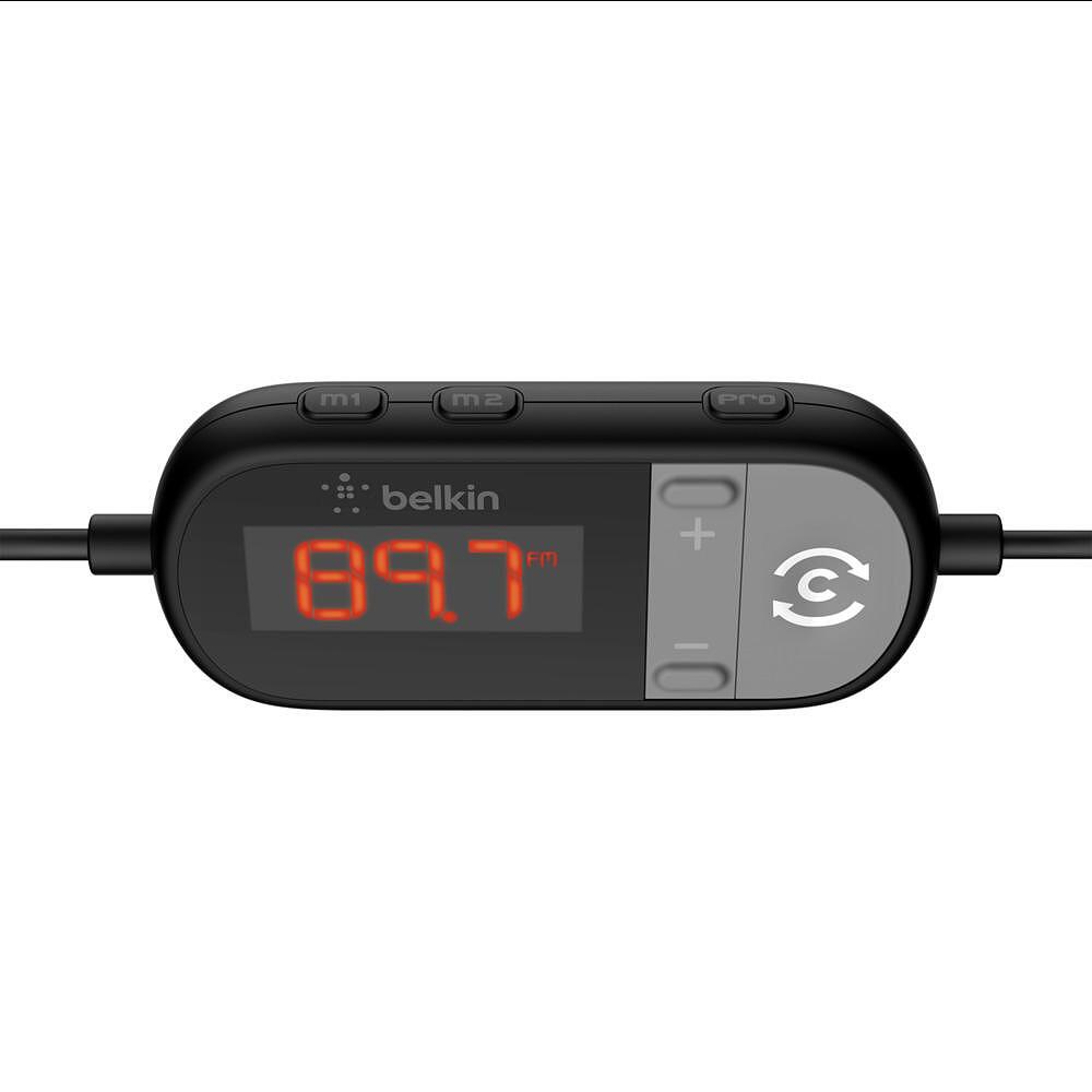 Периферия и аксесоари - Предавател Belkin TuneCast® FM за кола 3,5mm, Черен