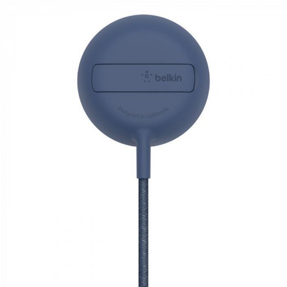 Зарядни устройствa - Поставка за безжично зареждане Belkin MagSafe 15W с кабел, Син
