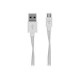USB кабели - Кабел Belkin ChargeSync, Micro USB към USB, Бял
