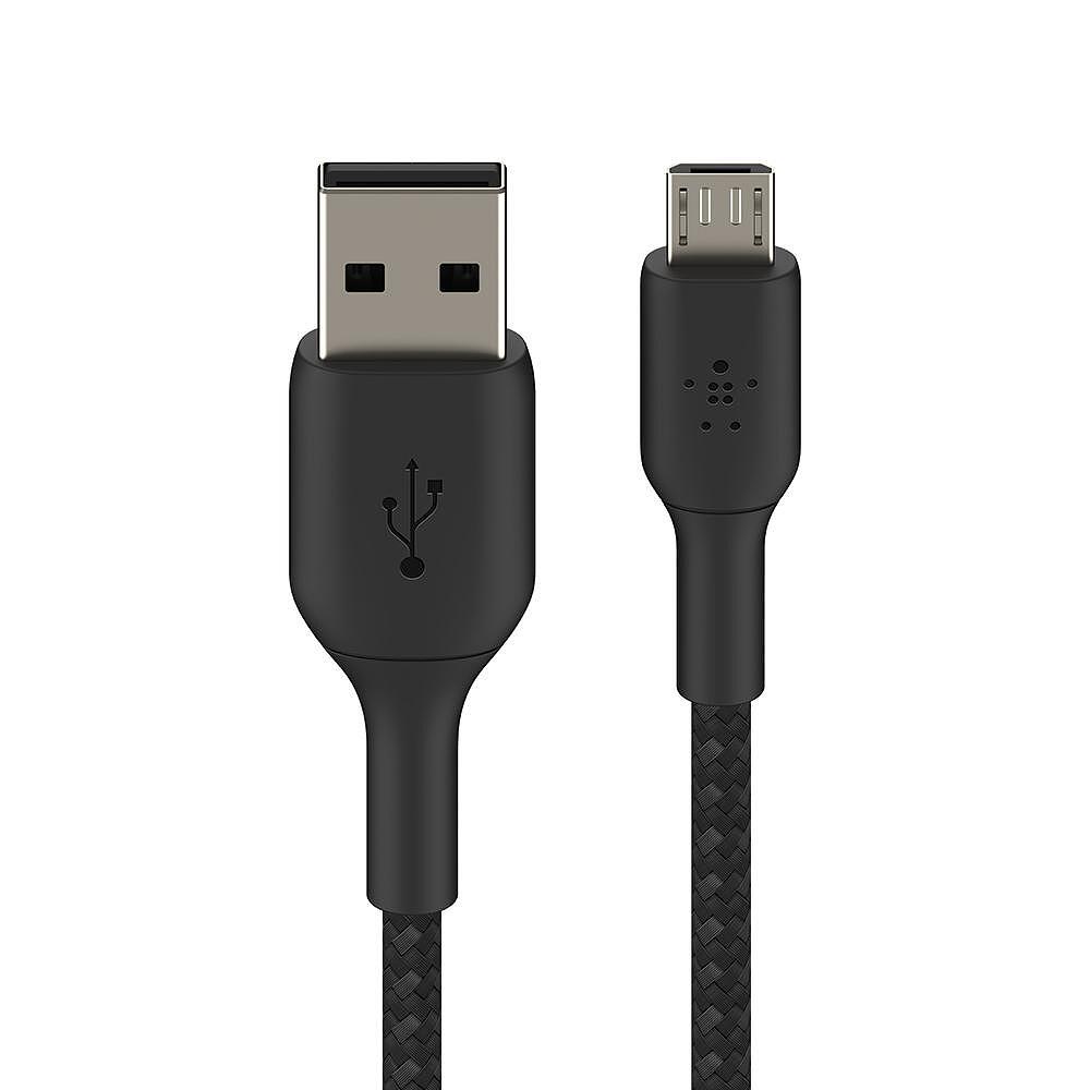 USB кабели - Кабел Belkin BOOST↑CHARGE™ USB-A към Micro-USB, Черен