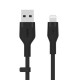 USB кабели - Кабел Belkin BOOST↑CHARGE™ Flex USB-A към Lightning 2M, Черен