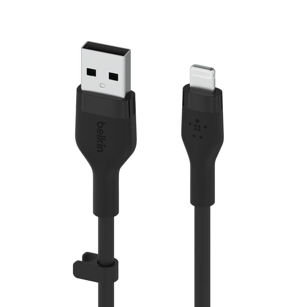 USB кабели - Кабел Belkin BOOST↑CHARGE™ Flex USB-A към Lightning 2M, Черен