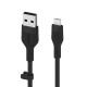 USB кабели - Кабел Belkin BOOST↑CHARGE™ Flex USB-A към Lightning 2M, Черен