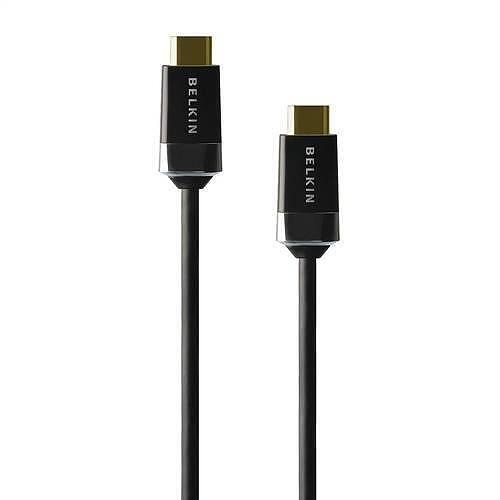USB кабели - Кабел високоскоростен Belkin HDMI 1M, Черен