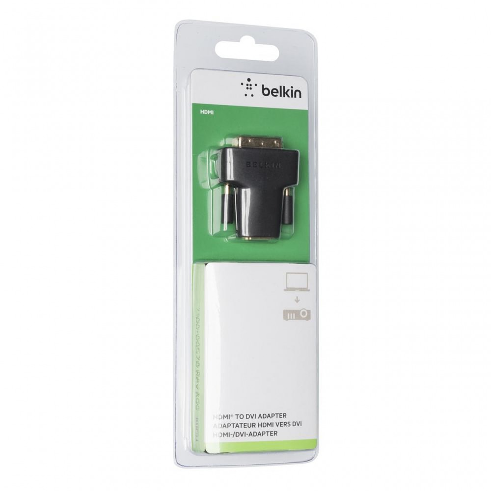 Зарядни устройствa - Адаптер Belkin HDMI към DVI, Черен
