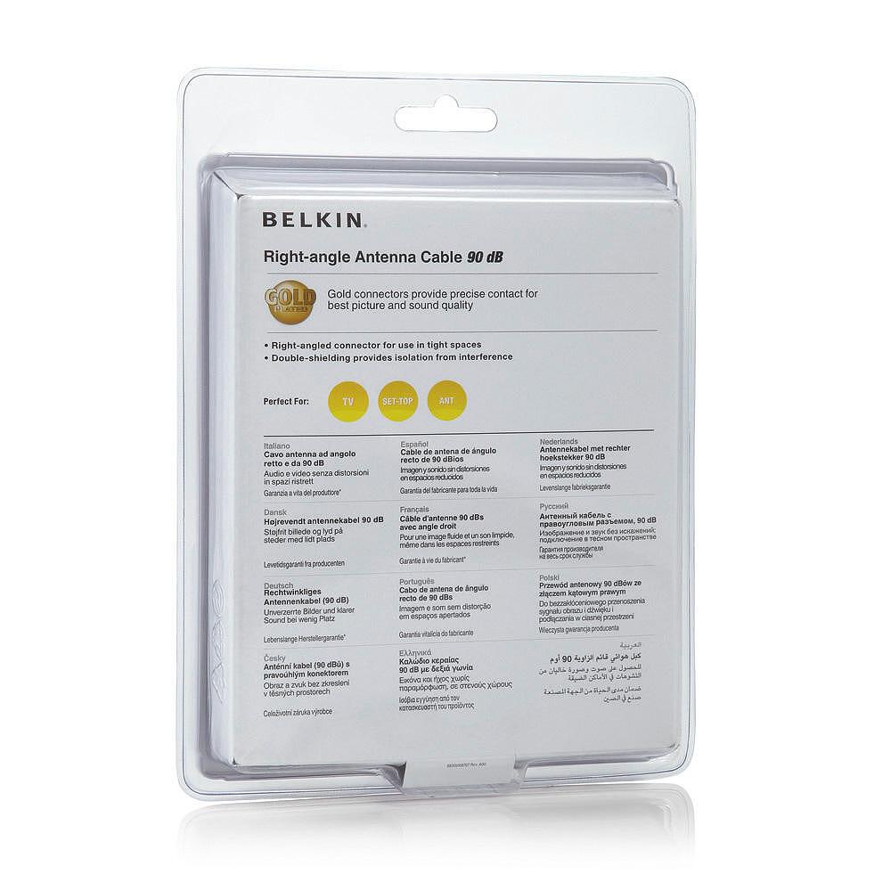 USB кабели - Кабел Belkin Coax удължител 5M, Черен