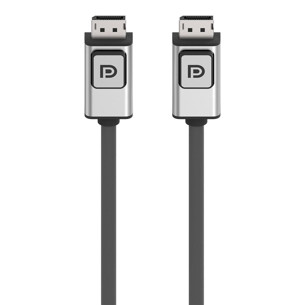 USB кабели - Кабел Belkin DisplayPort 1.2 с ключалки 4k 3M, Черен