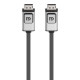 USB кабели - Кабел Belkin DisplayPort 1.2 с ключалки 4k 3M, Черен