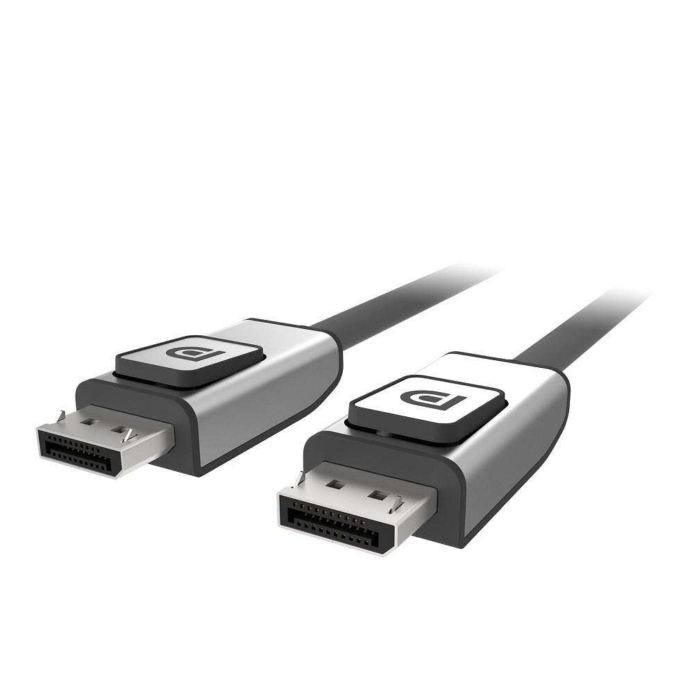 USB кабели - Кабел Belkin DisplayPort 1.2 с ключалки 4k 3M, Черен