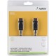 USB кабели - Кабел Belkin DisplayPort 1.2 с ключалки 4k 3M, Черен