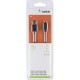 USB кабели - Кабел Belkin USB 2.0 A към Micro B 0.9M, Черен