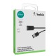 USB кабели - Кабел удължител Belkin USB Type-A Male към USB Type-A Female 1.8M, Черен
