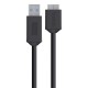 USB кабели - Кабел Belkin USB3.0 A към Micro B 1.8M, Черен