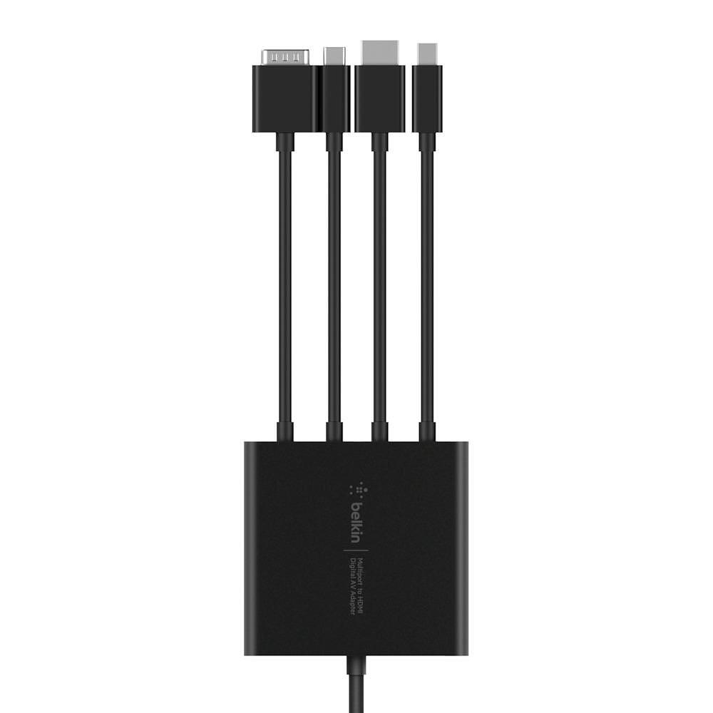 Зарядни устройствa - Адаптер Belkin Multiport® към HDMI® Digital AV, Черен