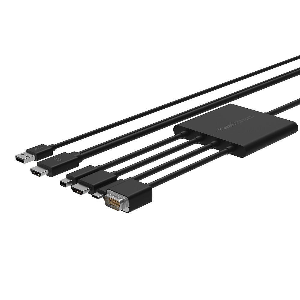 Зарядни устройствa - Адаптер Belkin Multiport® към HDMI® Digital AV, Черен