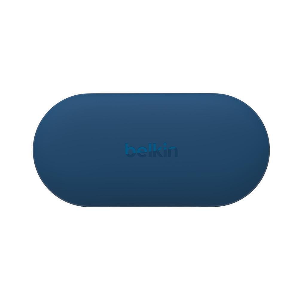 Безжични слушалки - Безжични слушалки Belkin Soundform Play True Wireless, Син