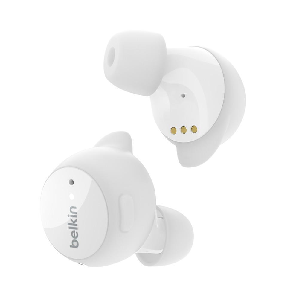 Слушалки за телефон - Безжични слушалки Belkin Soundform Immerse True Wireless Noise Cancellation, Бели