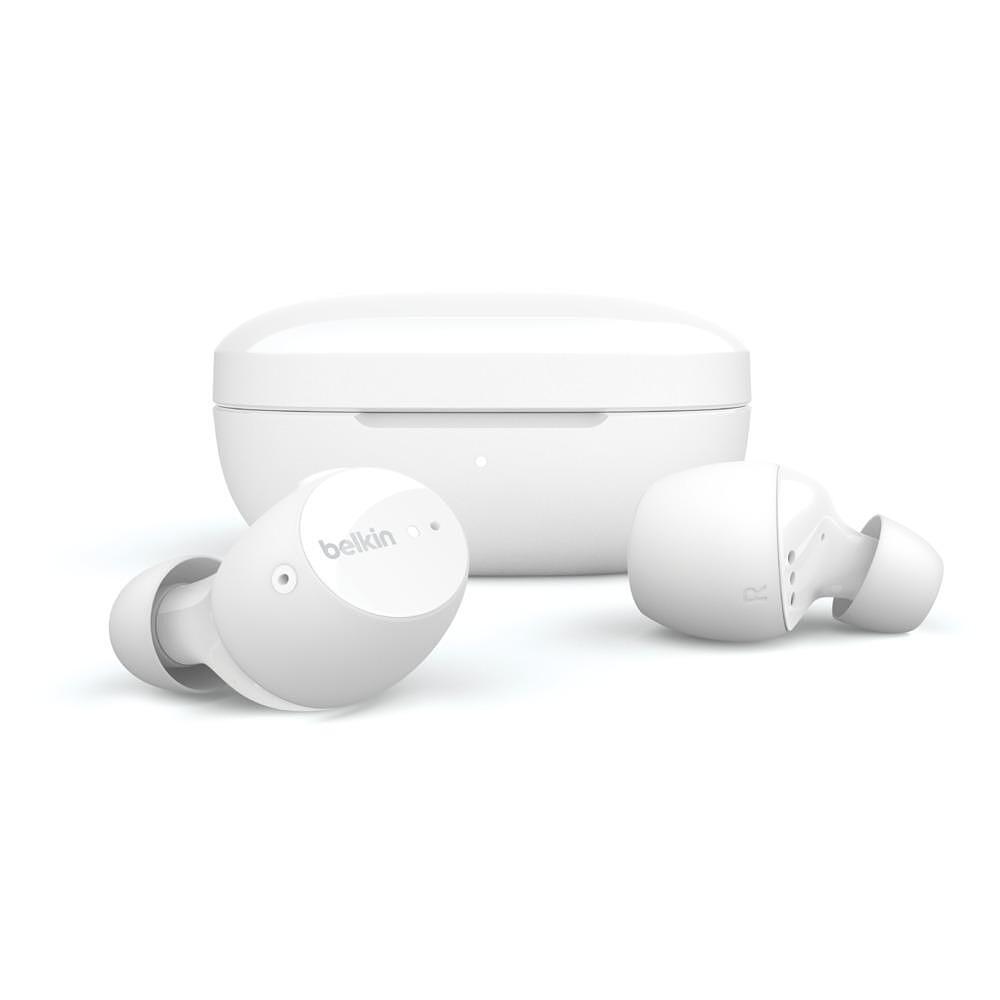 Слушалки за телефон - Безжични слушалки Belkin Soundform Immerse True Wireless Noise Cancellation, Бели