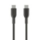 Аксесоари - Кабел с оплетка Belkin Playa USB-C към USB-C 2.0 1M, Черен