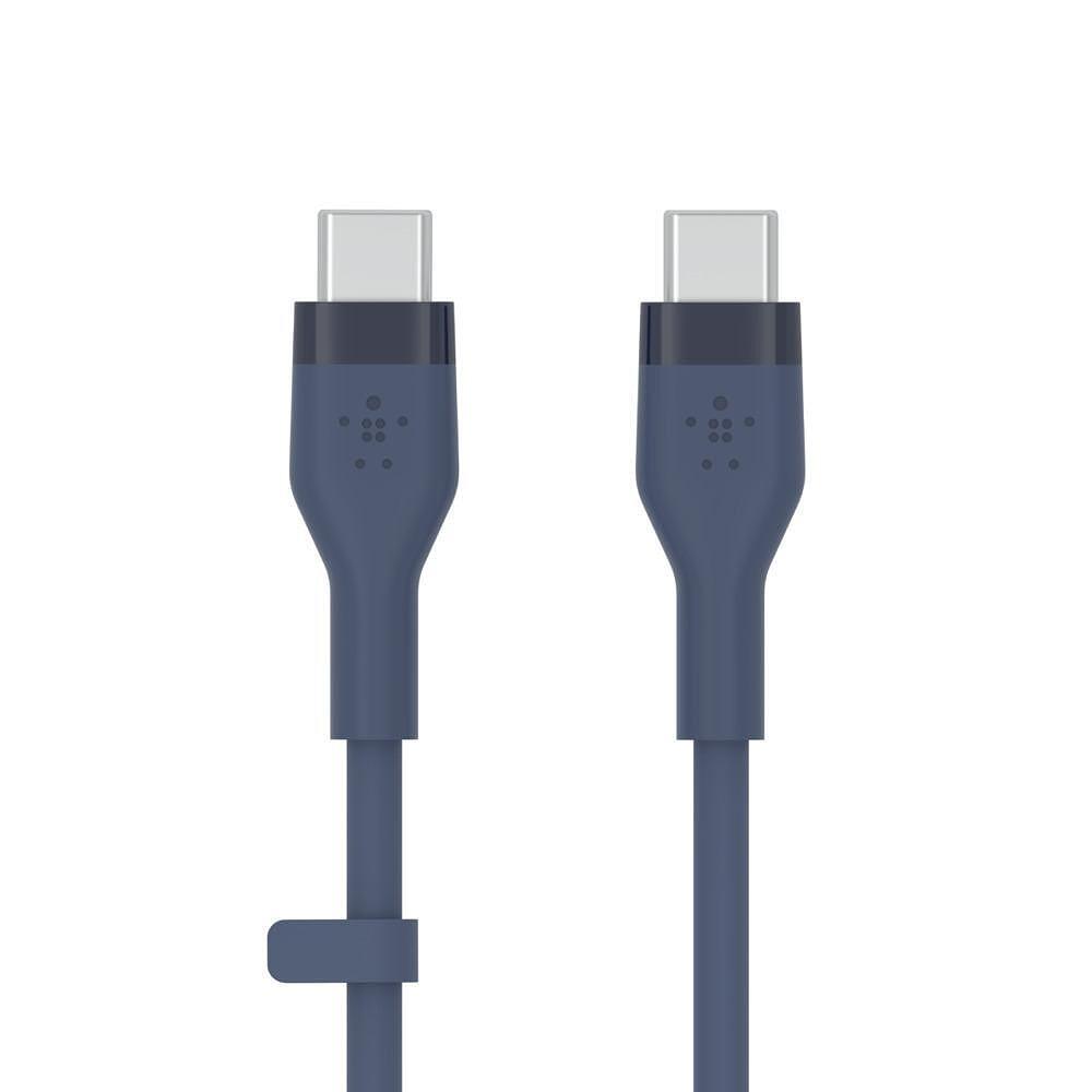 Аксесоари - Кабел Belkin  USB-C към USB-C 2.0 силиконов 2m, син