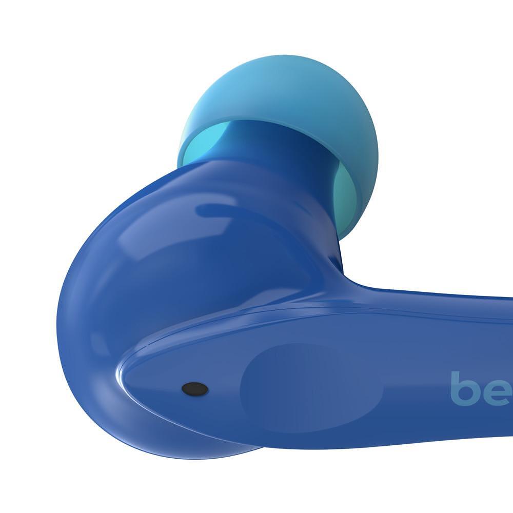 Безжични слушалки - Безжични слушалки Belkin Soundform Nano за деца, Сини