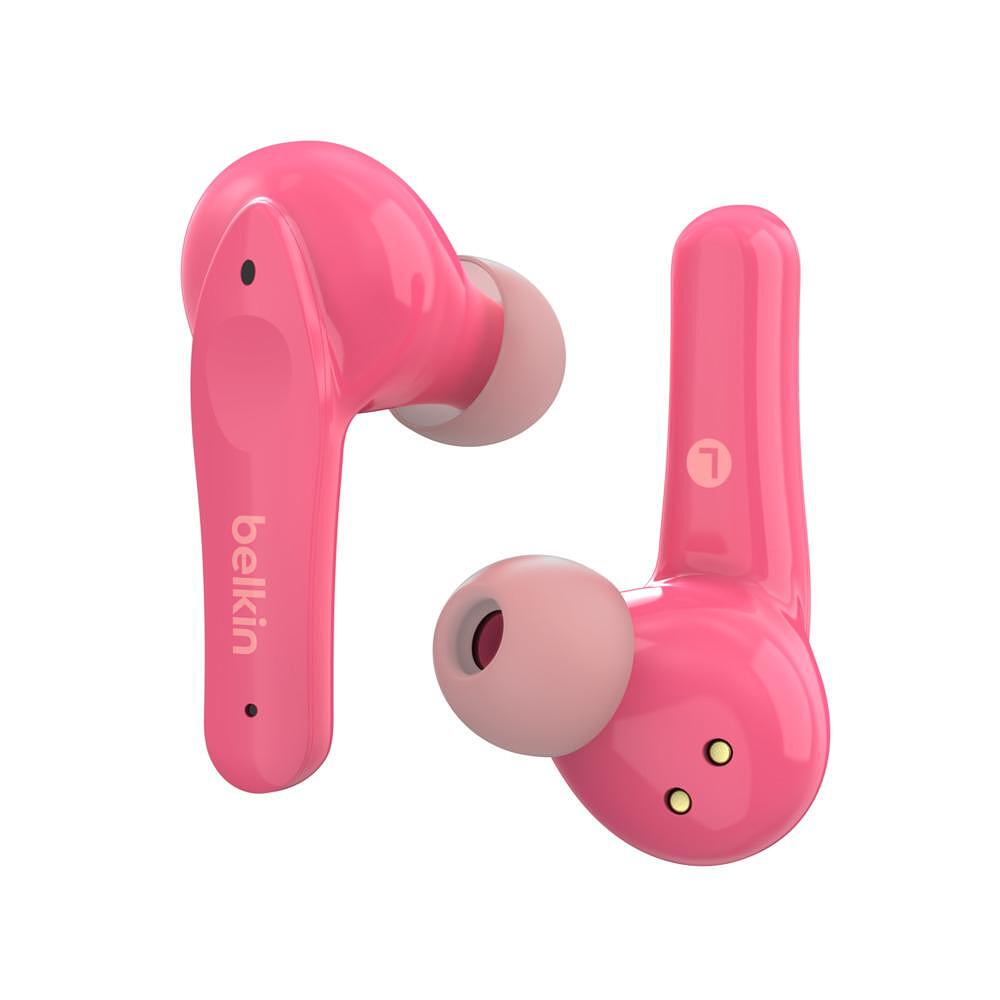 Безжични слушалки - Безжични слушалки Belkin Soundform Nano за деца, Розов