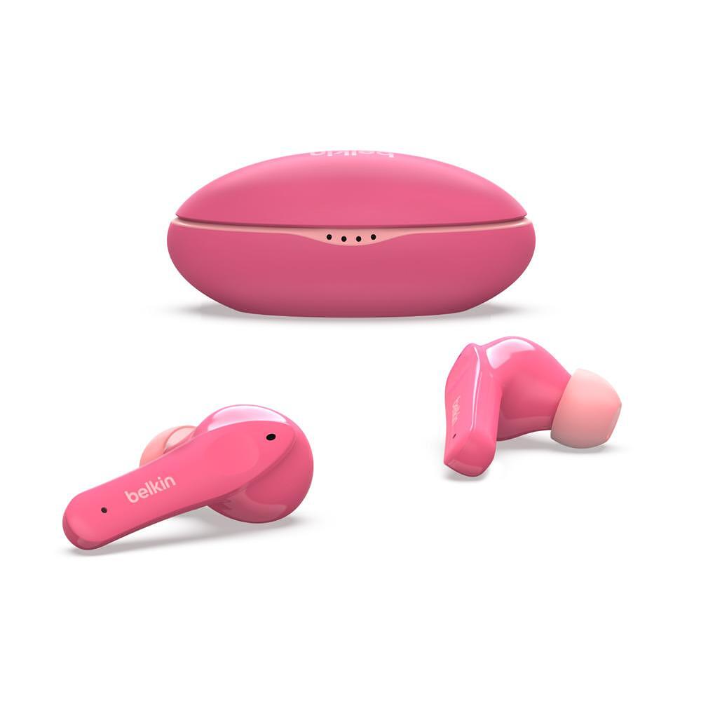 Безжични слушалки - Безжични слушалки Belkin Soundform Nano за деца, Розов
