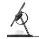 Зарядни устройствa - Стойка за безжично зареждане 3 в 1 Belkin MagSafe, Черен