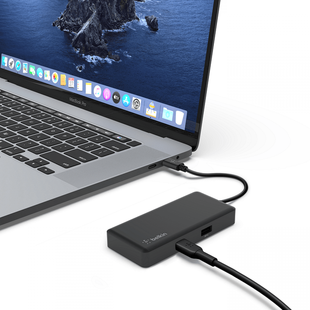 Зарядни устройствa - Адаптер Belkin USB-C 5-in-1 Multiport Adapter