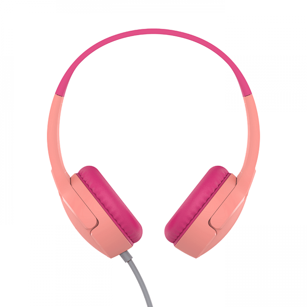 Слушалки за телефон - Слушалки Belkin SoundForm Mini с кабел за деца, Бели