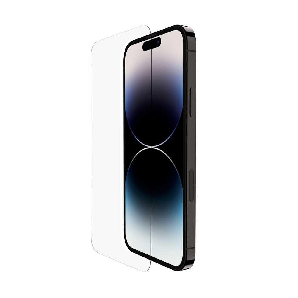 Стъклени протектори - Протектор стъклен Belkin ScreenForce TemperedGlass Anti-Microbial iPhone 14 Pro