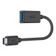 Зарядни устройствa - Адаптер Belkin, USB-C to USB-A 3.0, Черен