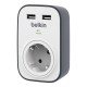 Зарядни устройствa - Мрежово зарядно Belkin 220V, 2 USB-A порта по 2.4A/12W