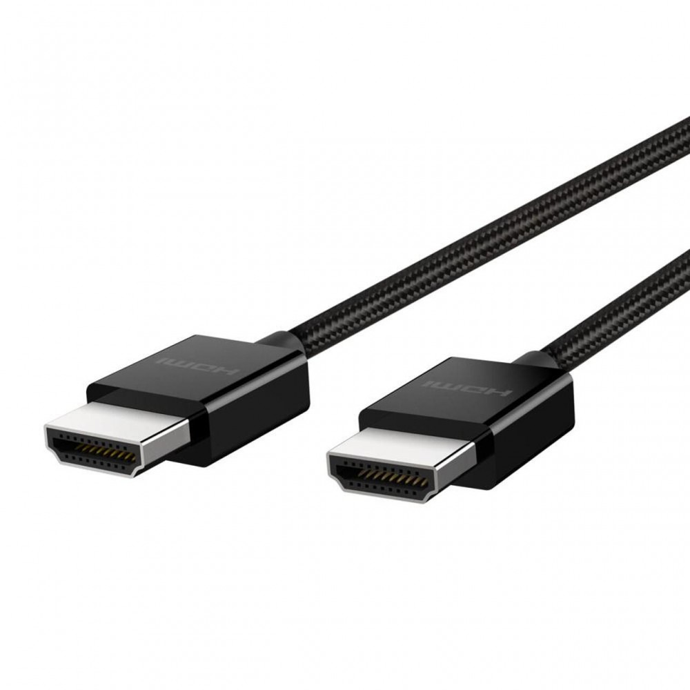USB кабели - Кабел Belkin, 4K Ultra High Speed HDMI 2.1 Braided, Черен