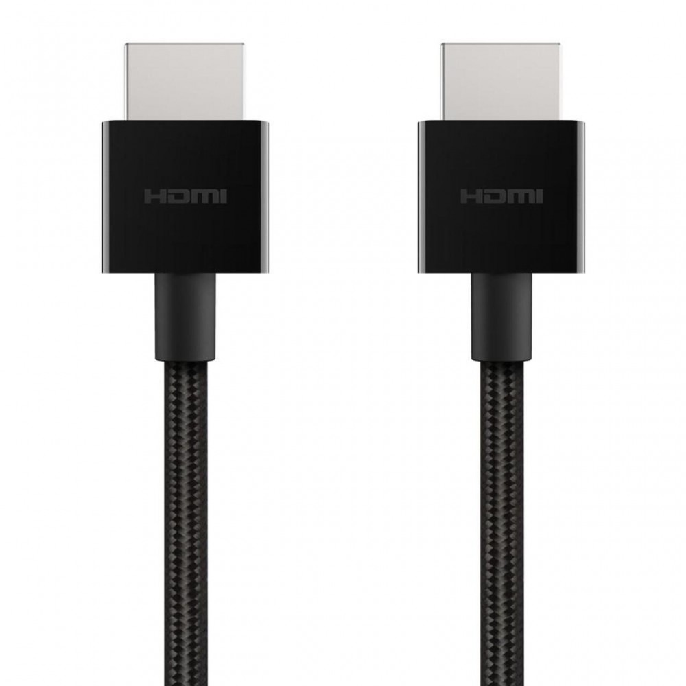 USB кабели - Кабел Belkin, 4K Ultra High Speed HDMI 2.1 Braided, Черен