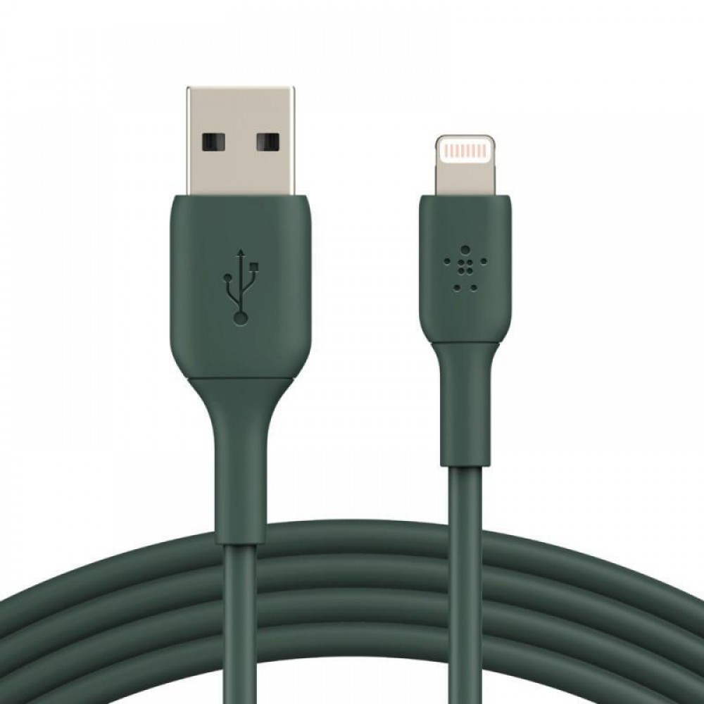 Аксесоари - Кабел Belkin BOOST CHARGE, Lightning / USB-A, зелен