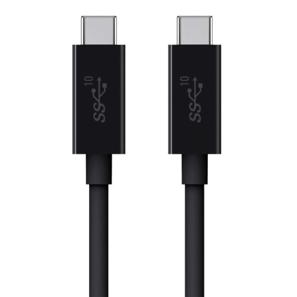 USB кабели - Кабел Belkin USB-C to USB-C 3.1, 100W USB, Черен