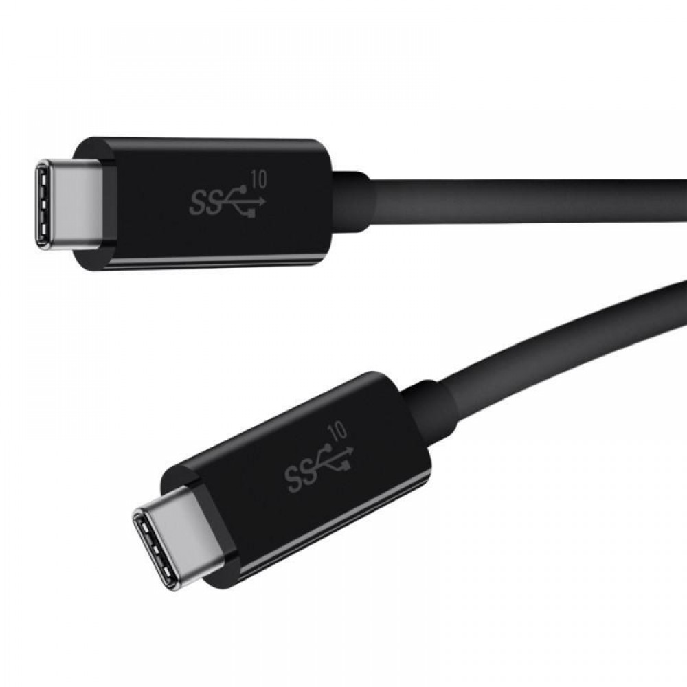 USB кабели - Кабел Belkin USB-C to USB-C 3.1, 100W USB, Черен