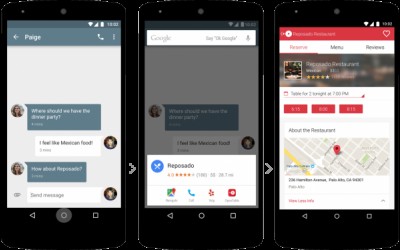 Google подoбри “Now on Tap” - позволява търсене чрез снимка или текст.